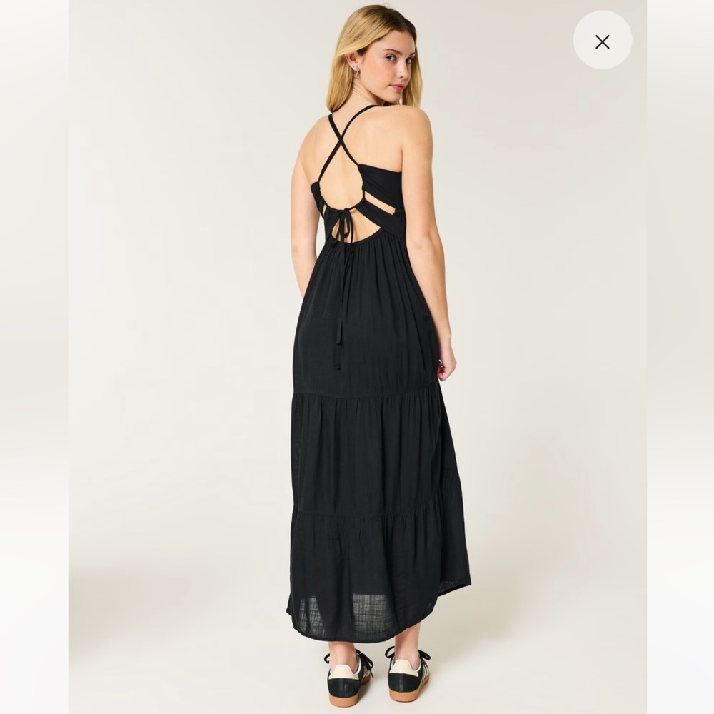 Open Back Maxi Dress